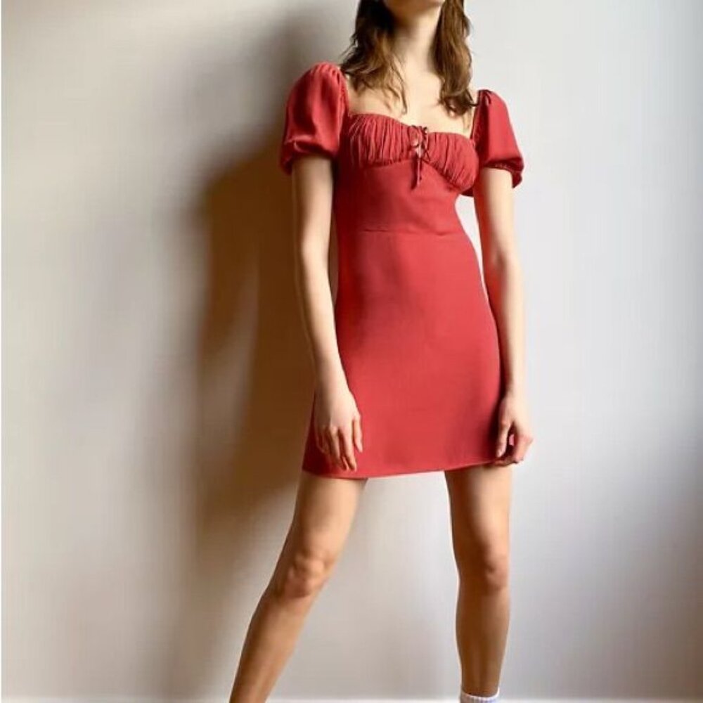 Aritzia Sunday Best Beau Dress | Navy Blue Babydoll Dress | Size S